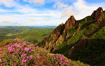 월출산에서.........