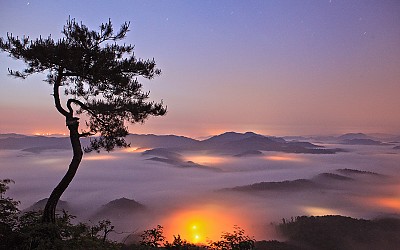 국사봉의 새벽