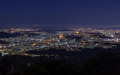 도봉산야경