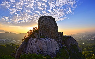 아침여는 마에스트로.... 도봉산