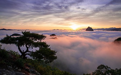 광대봉의 새벽