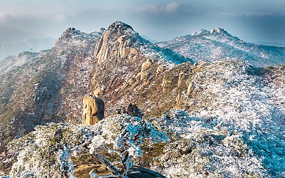 도봉산의 겨울 !