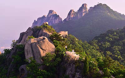 도봉산의 오후