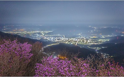 대견봉에서