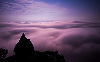 황매산 돛배바위
