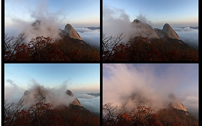 북한산秋景