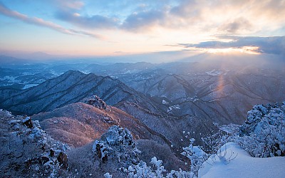 대둔산일출경!