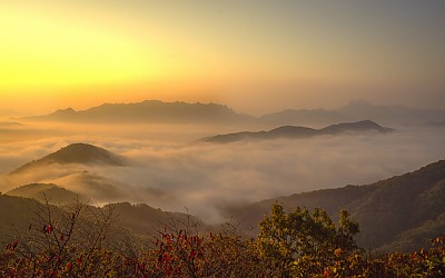 고령산의 아침