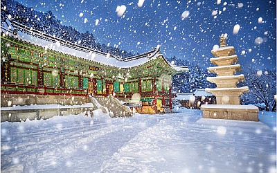 눈 내리는 山寺~!!