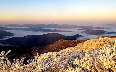 남덕유산 신년 아침-2
