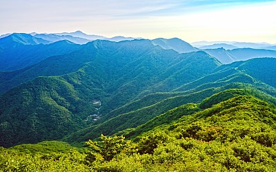 천왕봉을 바라보다...