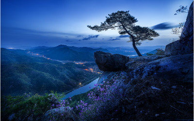 갈기산 여명 !!!