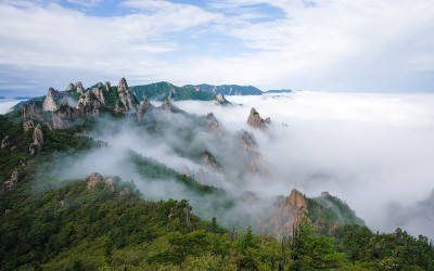 설악 신선대 운해