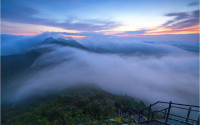 계룡산 관음봉에서 바라본 삼불봉 !!!