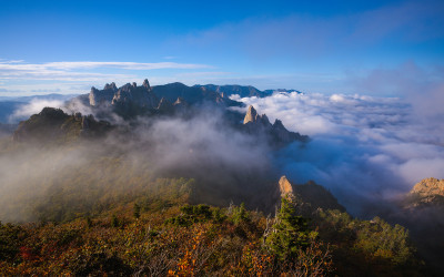 설악산 신선대의 가을