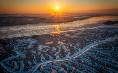 강추위가 만든 풍경