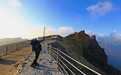 백두산 북파 장백폭포