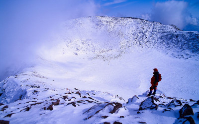 겨울 백록담   북벽과 서북벽 정상에서