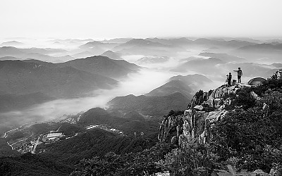대둔산에서