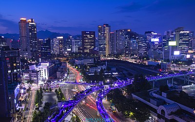 서울로 공원 야경