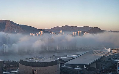 해운대 운해