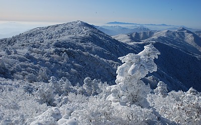 덕유산설경