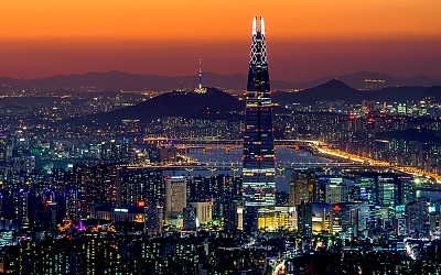 도시의 야경