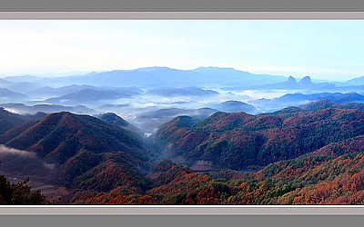 馬 耳 山 秋景