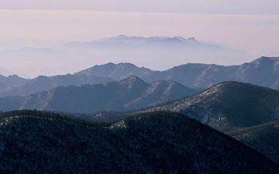 태백산의 설경