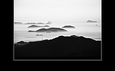꿈꾸는 땅끝바다(달마산에서 본)
