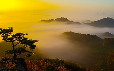 마이산의추경