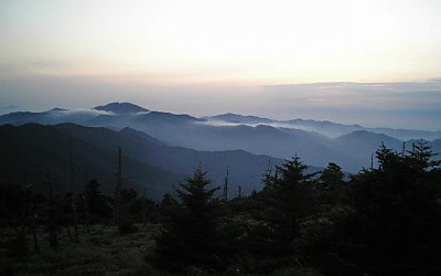 제석봉에서