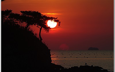 솔섬 낙조