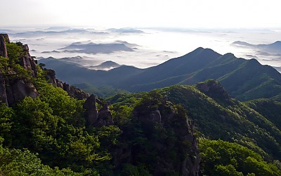 대둔산 신록