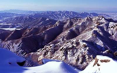 설경(월출산)