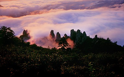 아름다운 용아장성(설악산)