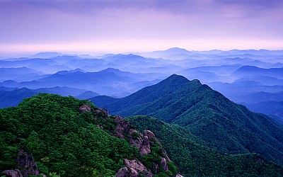 신록(대둔산)