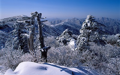 덕유산의 겨울