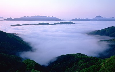 운해와 북한산