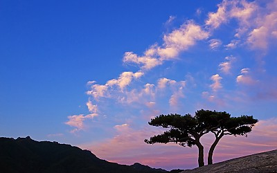 인봉의 노을