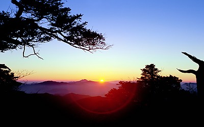 덕유산 일출