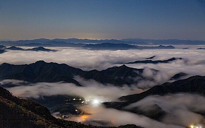 월악산 아래는...