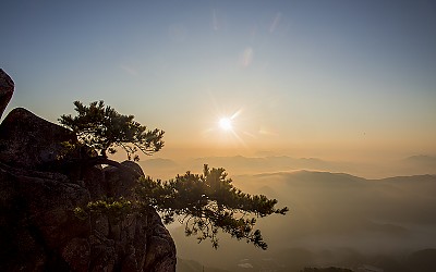 대둔산 일출
