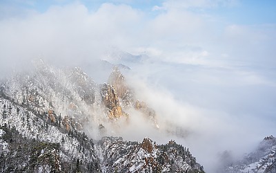설악 설경