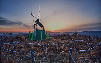 구룡덕봉 일출