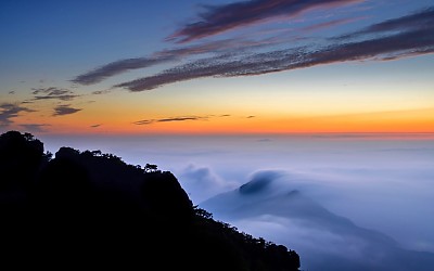 대둔산 여명