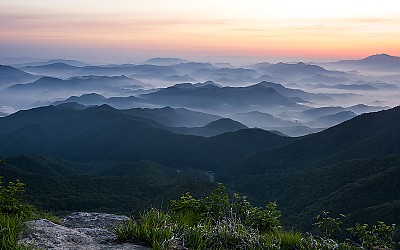 산너울~