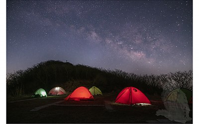 금원산 밤하늘