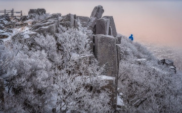 서석대 상고대 풍경