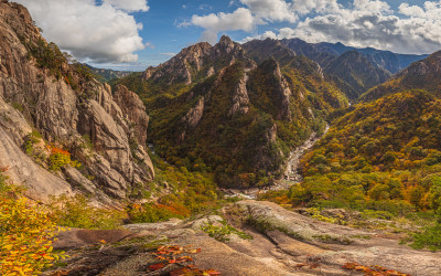 설악의 능선 풍경